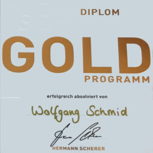 GOLD Diplom Wolfgang Schmid